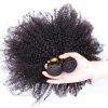 6A Virgin 1 Pcs Afro Kinky Curly Brazilian Hair Weave - Noir 26INCH