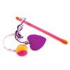 Pet Plaything Heart and Shape Ball cataire Teaser Toy - coloré 