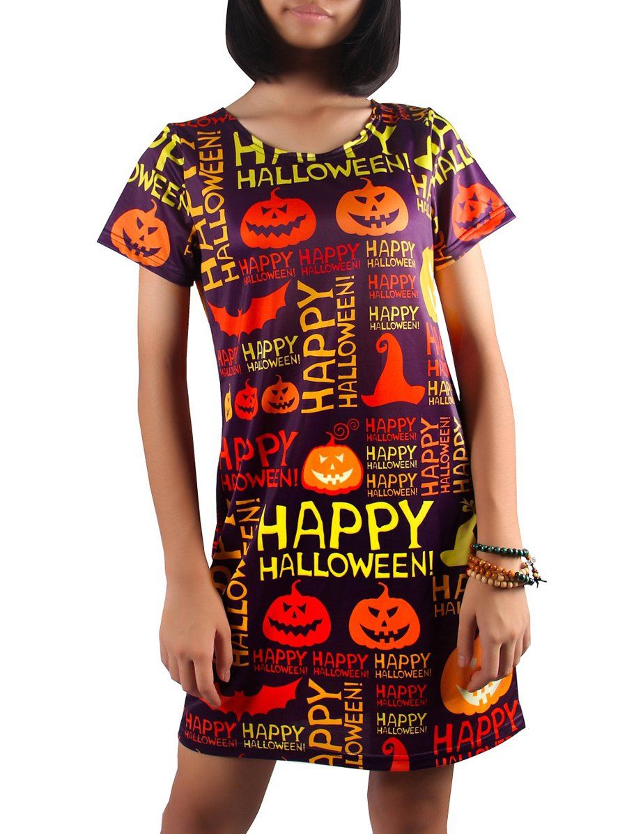 

Letter Print Dress, Multi
