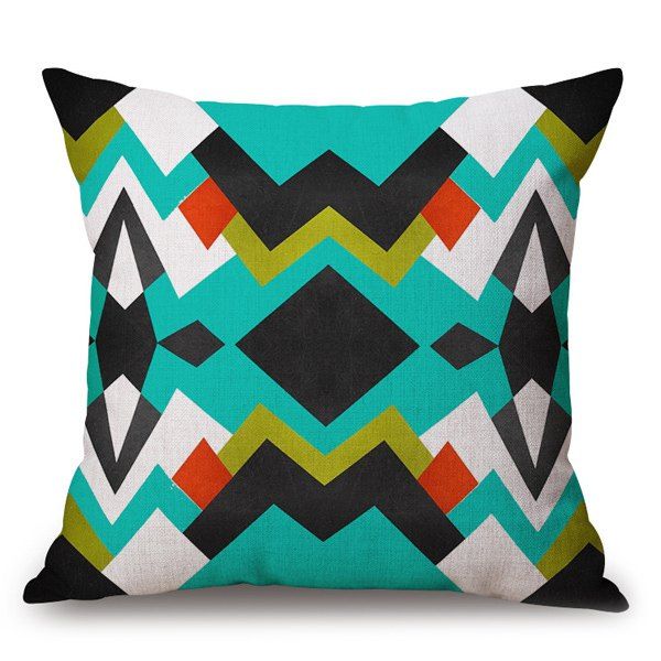 [17% OFF] 2021 Multicolor Geometry Design Home Decor Pillow Case In ...