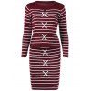 Striped Top + Jupe Furcal Twinset - Rouge et Blanc ONE SIZE