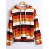 Striped Pull Sweatshirt à capuche - multicolor ONE SIZE