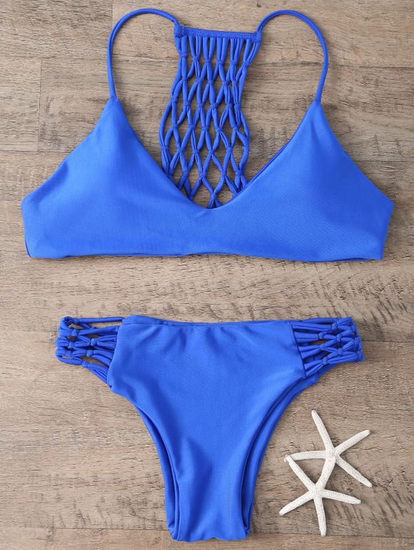 Évider Bikini - Bleu M