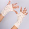 1 paire de Crochet de Modèle de Branche Gants - Blanc Cassé 