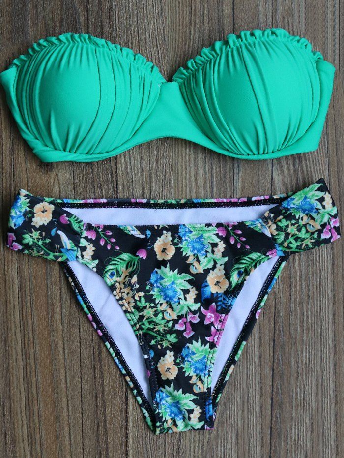 strapless underwire bikini