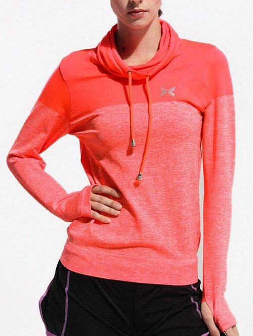 

Quick Dry Drawstring Sports Running T-Shirts, Orange red