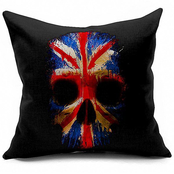 

Skeleton Printed Pillow Case, Colormix