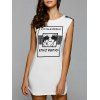 Lettre Imprimer Mini Club robe - Blanc S