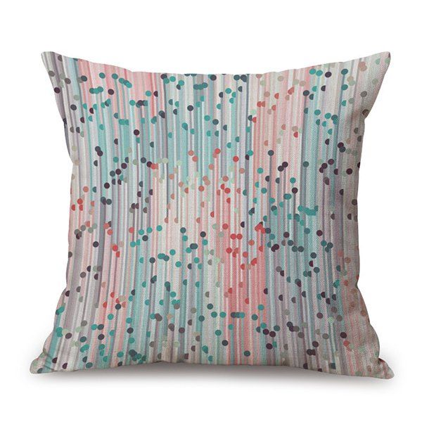 

Sofa Cushion Multicolor Little Polka Dots Design Pillow Case, Colormix