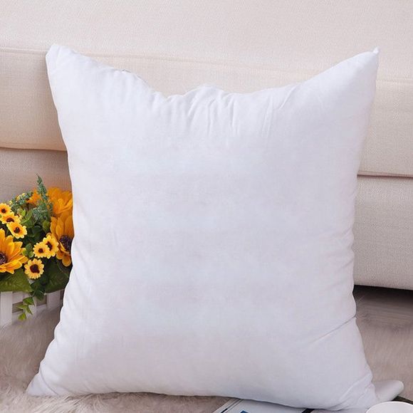 50 * 50 cm Coussin Confortable Rempli - Blanc 