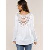 Évider Retour Blouse - Blanc S
