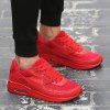 Lace-Up Splicing Respirant Chaussures - Rouge 42