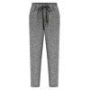 Coulissée Design Bouton Pantalon - Gris 4XL