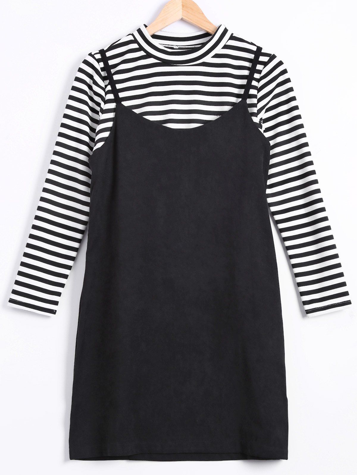 cami dress with shirt underneath