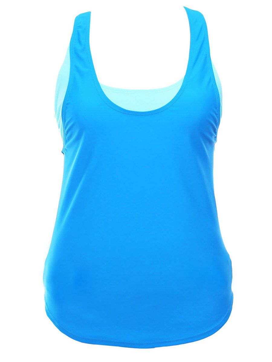 

Hollow Out Criss-Cross Three Piece Swimwear, Azure