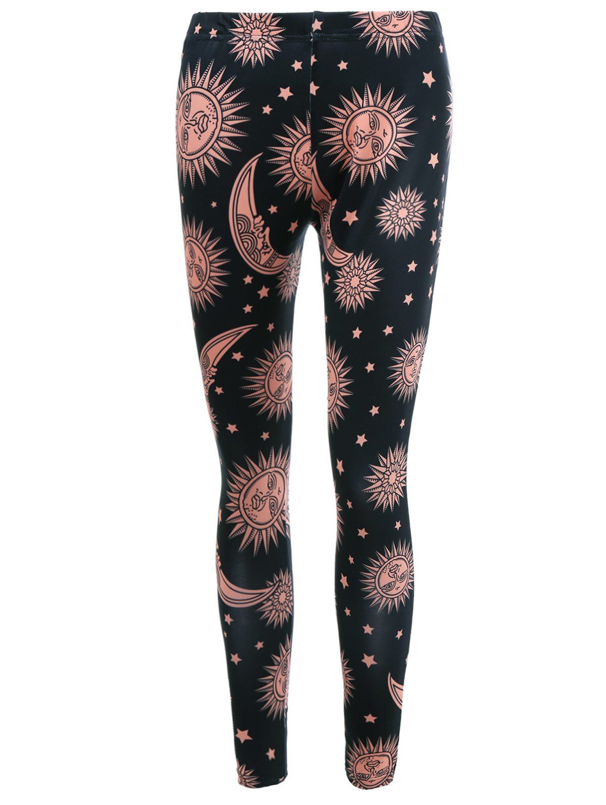 [41 OFF] 2021 Funny Printed Leggings In COLORMIX DressLily