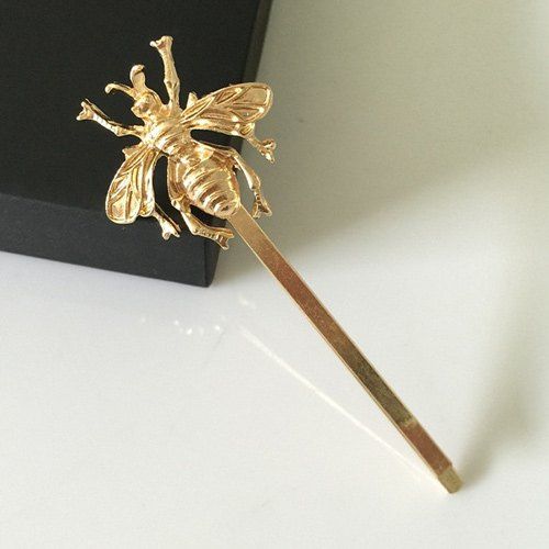 Bee Accessoire cheveux Clip latéral Hairpin - d'or 