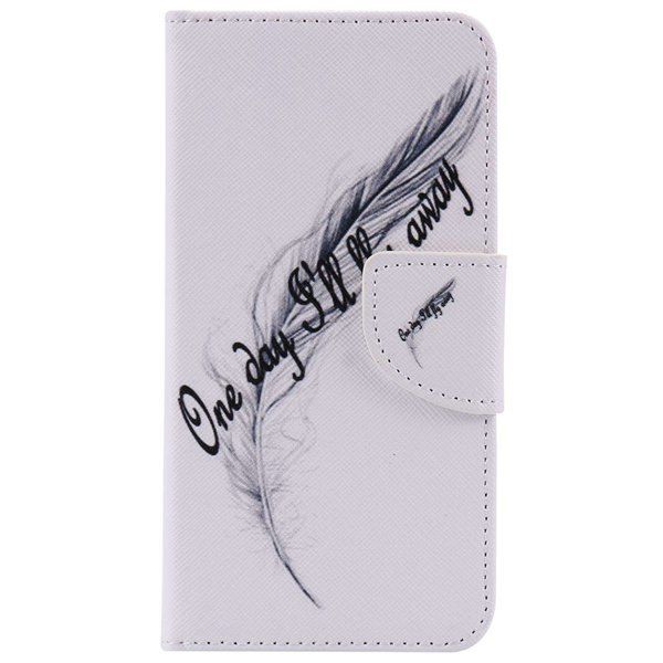 

Feather Letter Pattern Phone Case For iPhone 7 Plus, White