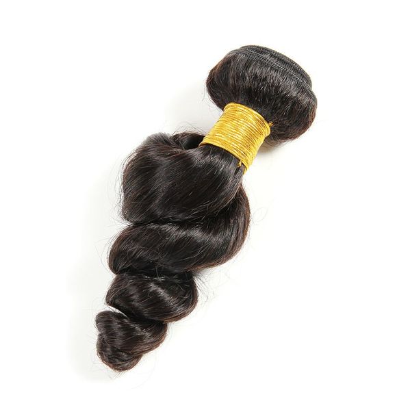 1 PCS 6A Virgin loose Vague brésilienne Tissages Cheveux - Noir 16INCH