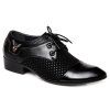 Métal Tie Up épissage Formal Shoes - Noir 40