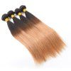 1 PCS Multi Color 6A Virgin Straight Brazilian Hair Weaves - multicolore 10INCH