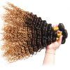 1 PCS Multi Color 6A Virgin Curly profondes brésiliennes Tissages Cheveux - multicolore 16INCH