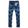Zipper Fly Pocket Rivet étiquettes Jeans - Bleu 42