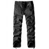 Pantalon multipoches avec poche à glissière - Noir 32