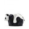 Zipper Color Block Panda Forme Sac bandoulière - Blanc et Noir 