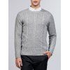 Ras du cou à manches longues Kink design Sweater - Gris Clair L