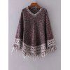 Ethnique Jacquard Glands Sweater - Rouge ONE SIZE