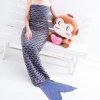 Couverture Enveloppante Sirène pour Canapé Confortable et Chaude Écaille de Poisson - Kaki 