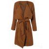 Manteau de poche design Belted Wrap - Camel M