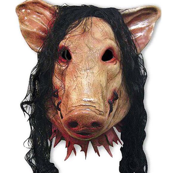 Soirée D'Halloween Masque Cosplay Animal Tête de Cochon - Complexion 