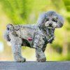Hiver vêtements chauds Pet Dog Jeans Jacket - Gris Clair 2XL