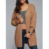 Manches chauve-souris câble Cardigan - Kaki ONE SIZE
