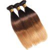 1 Pcs Ombre droite 6A brésilienne Virgin Tissages Cheveux - multicolore 16INCH