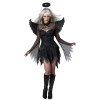 Cosplay Exotique Apparel Dark Devil Fallen Angel Sexy Halloween Costume Adulte - Noir 