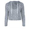 Heathered Drawstring Hoodie - multicolore ONE SIZE