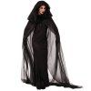 Halloween Cospaly Party Witch Cloak Hooded Costume Set - BLACK 2XL