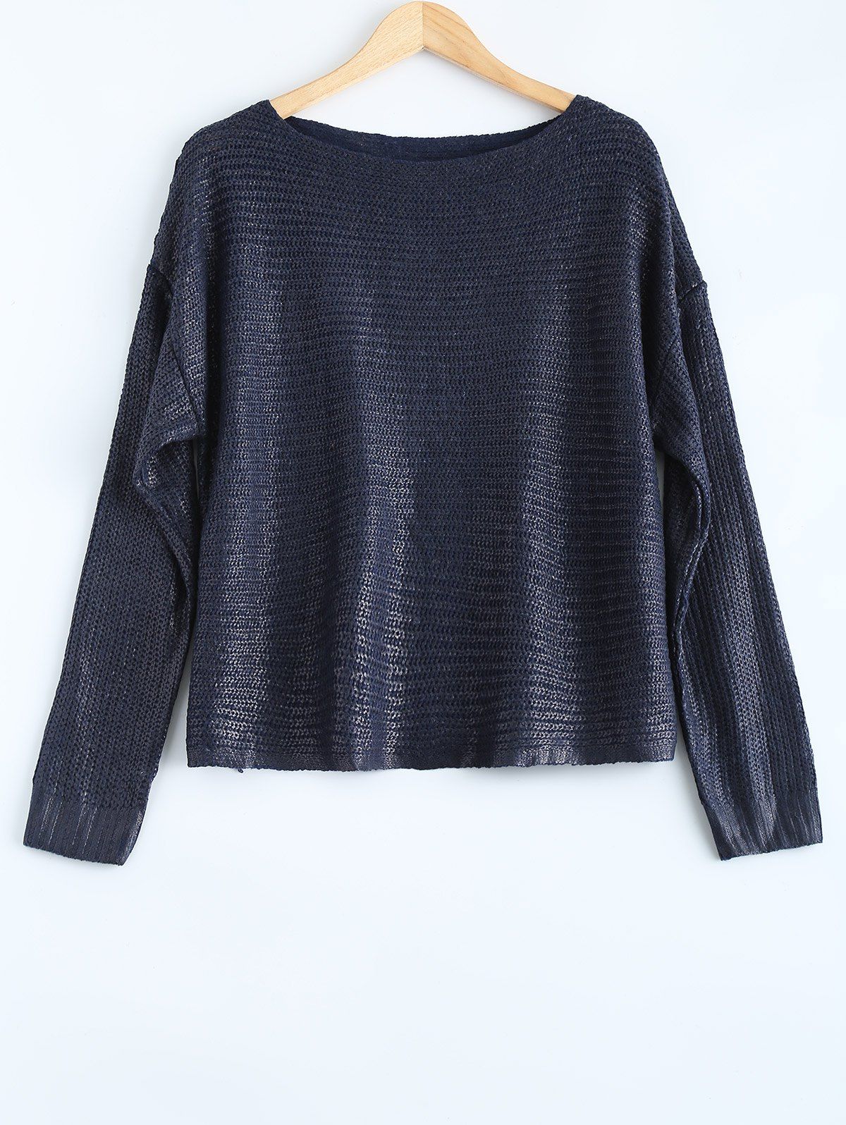 

Spray Paint Slouchy Sweater, Cadetblue
