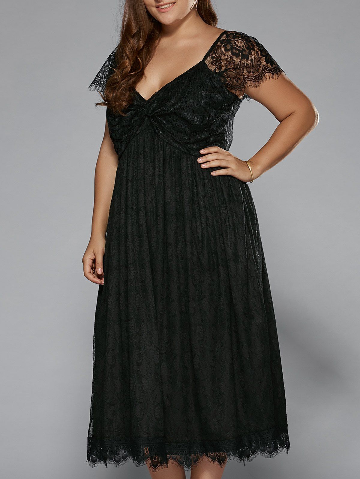 empire cut dress for plus size