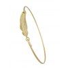 Bracelet Plume Vintage - d'or 