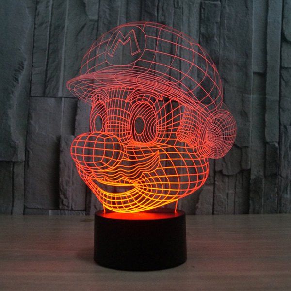 

Novelty 3D Colorful Ombre LED Touching Night Light