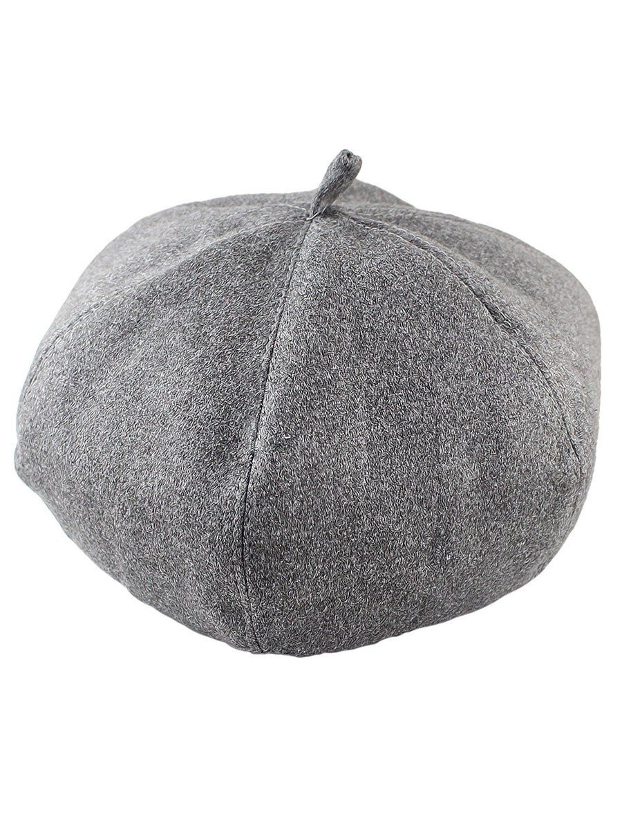 

Faux Suede Pumpkin Hat, Gray