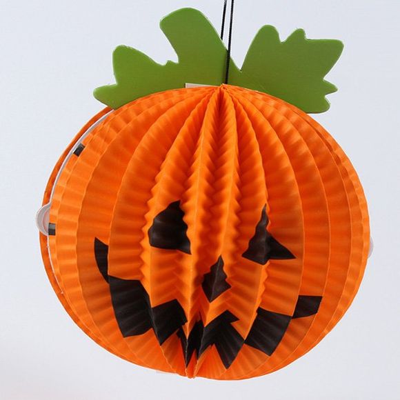 Halloween Party Supplies Forme Citrouille Décoration Hanging - Orange 