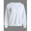 Animal Print Sweatshirt - Blanc M