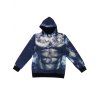 Casual Muscle 3D Zip Hoodie Imprimé pour les hommes - Bleu 2XL