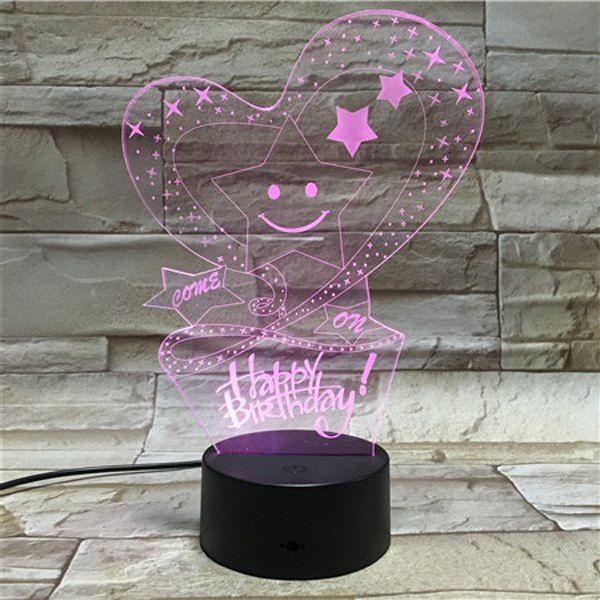 

Colorful 3D Visual LED Touching Birthday Gift Night Light