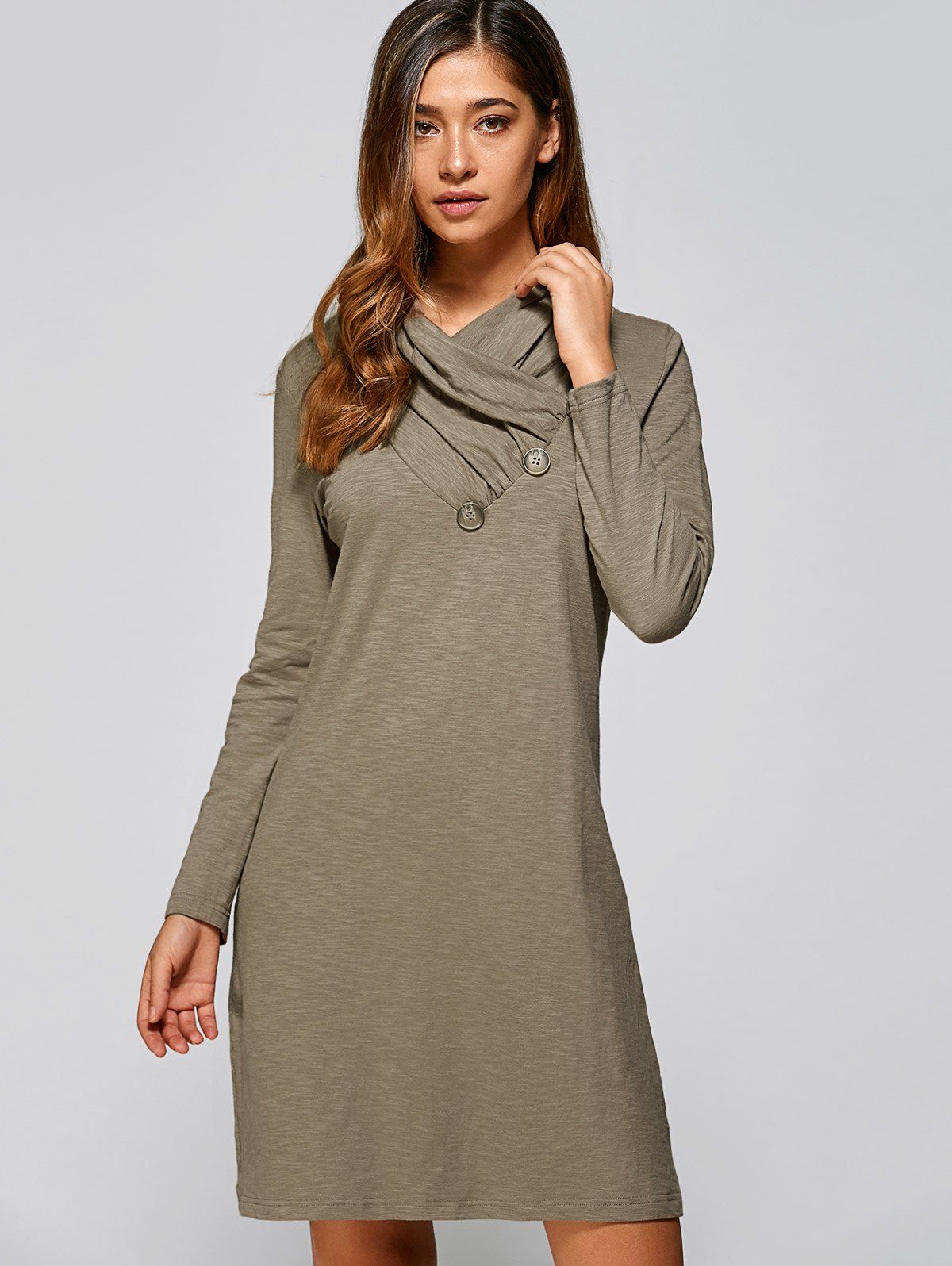 womens casual long sleeve dresses